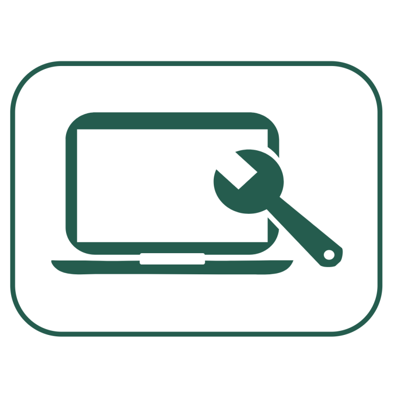 Illustration of computer repair