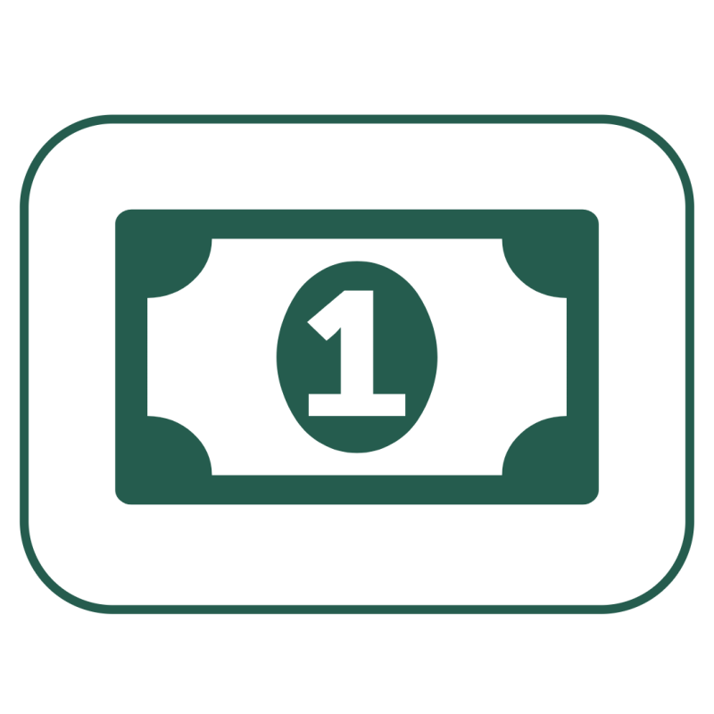 Illustration of a dollar bill